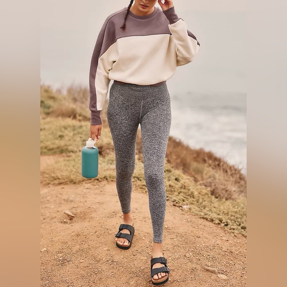 Beyond Yoga Woodland Colorblock Line It Up Sweatshirt
